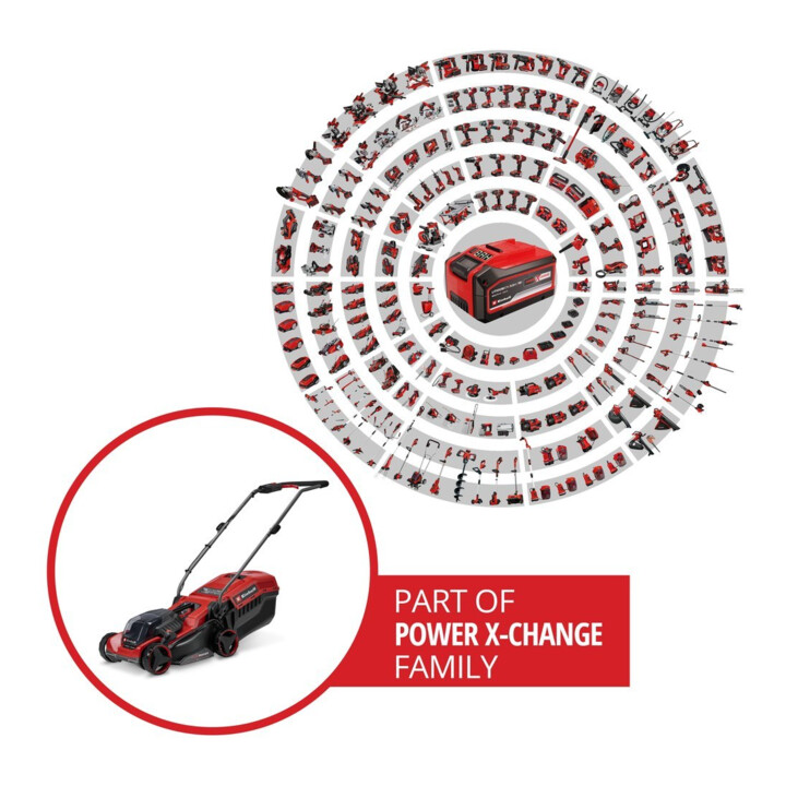 Einhell Tondeuse à gazon sans fil GE-CM 18/32 C Li BL-Solo 18V 32 cm