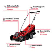 Einhell Tondeuse à gazon sans fil GE-CM 18/33 Li (1x4.0Ah)-4