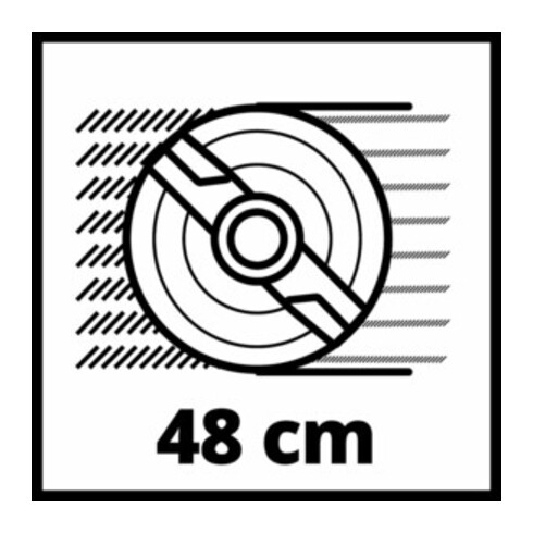 Einhell Tondeuse à gazon sans fil GE-CM 36/48 Li M-Solo