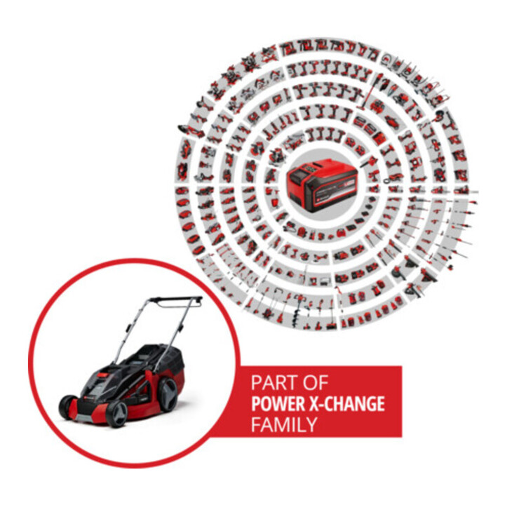 Einhell Tondeuse à gazon sans fil GE-CM 43 Li M Kit (2x4,0Ah)