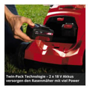 Einhell Tondeuse à gazon sans fil RASARRO 36/38 (2x4 Ah)-5