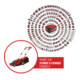 Einhell Tondeuse à gazon sans fil RASARRO 36/38 (2x4 Ah)