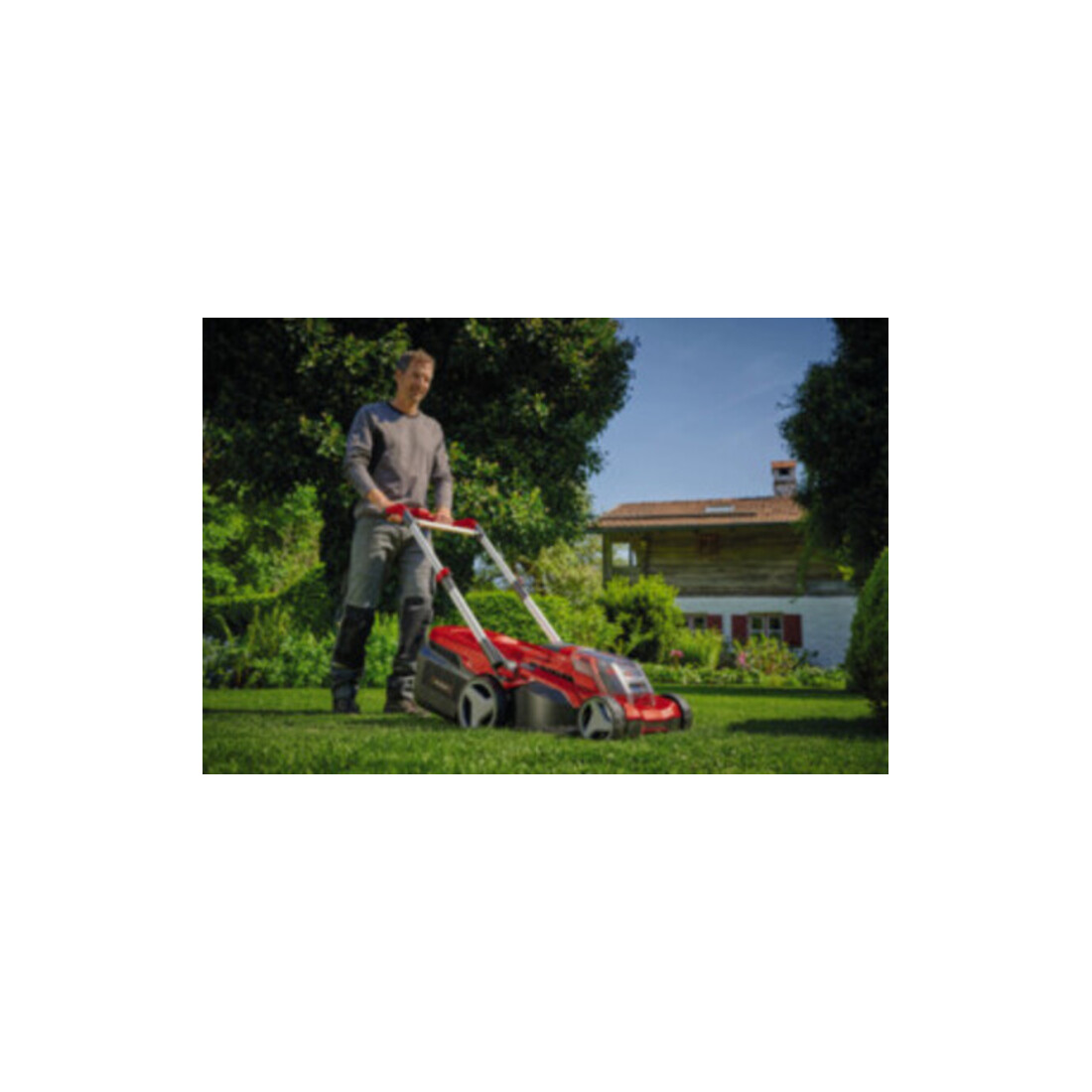 Einhell Tondeuse à gazon sans fil RASARRO 36/38 (2x4 Ah)