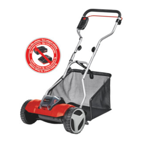 Einhell Tondeuse hélicoïdale sans fil GE-HM 18/38 Li-Solo