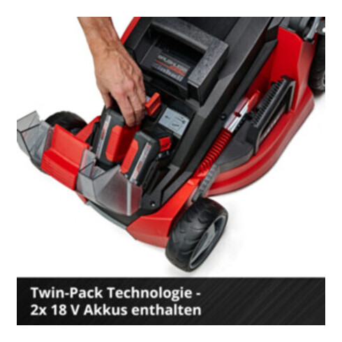 Einhell Tosaerba a batteria GE-CM 43 Li M kit (2x4,0 Ah)