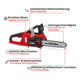 Einhell Tronçonneuse à chaîne sans fil FORTEXXA 18/30-4
