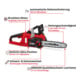 Einhell Tronçonneuse à chaîne sans fil FORTEXXA 18/30