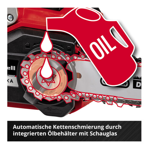 Einhell Tronçonneuse à chaîne sans fil FORTEXXA 18/30