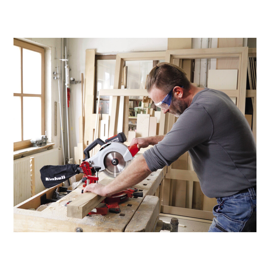 Einhell tronçonneuse sans fil TE-MS 18/210 Li-Solo