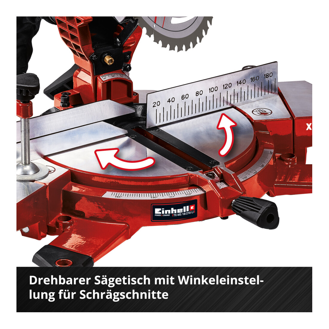 Einhell tronçonneuse sans fil TE-MS 18/210 Li-Solo