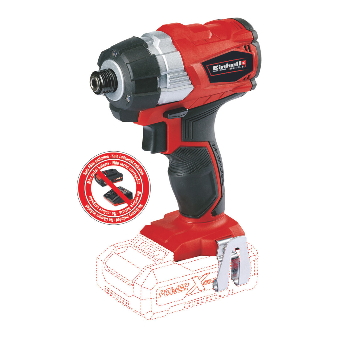 Einhell Visseuse à choc sans fil TE-CI 18 Li Brushless-Solo