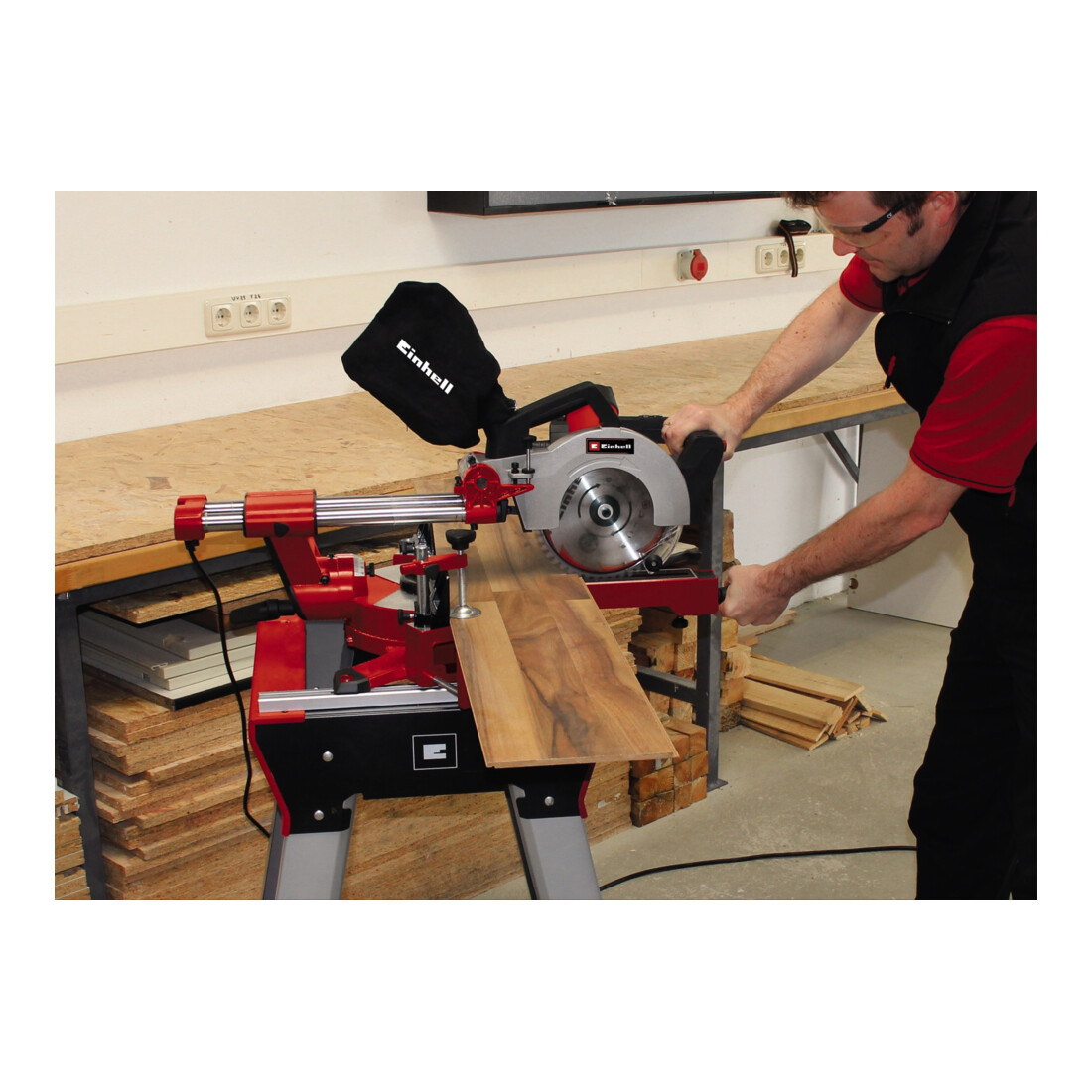 Einhell Zug-Kapp-Gehrungssäge TE-SM 2534 Dual
