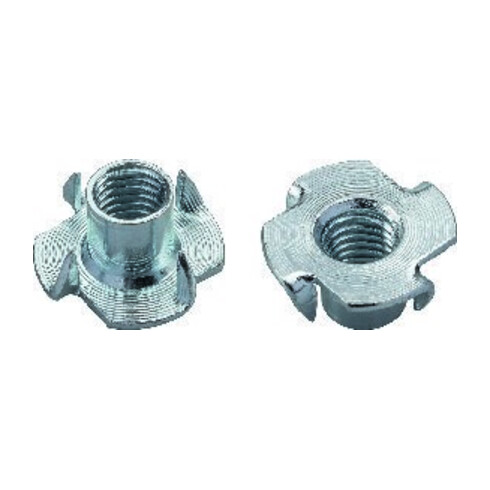 Einschlagmuttern zn M 6 x 9 x 19