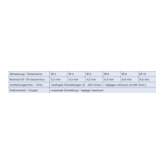 Einschnittgewindebohrer DINISO 228 HSSG 1/4 ″ 6KT-Bit G 1/8 ″x17mm HEXTAP