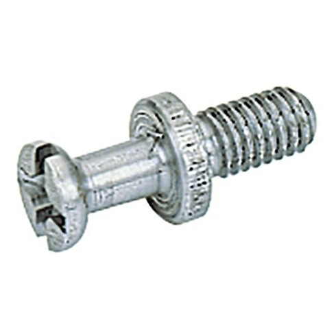 Einschraubdübel, 65370, 5mm, blank, Gewinde M4 x 7,8 mm