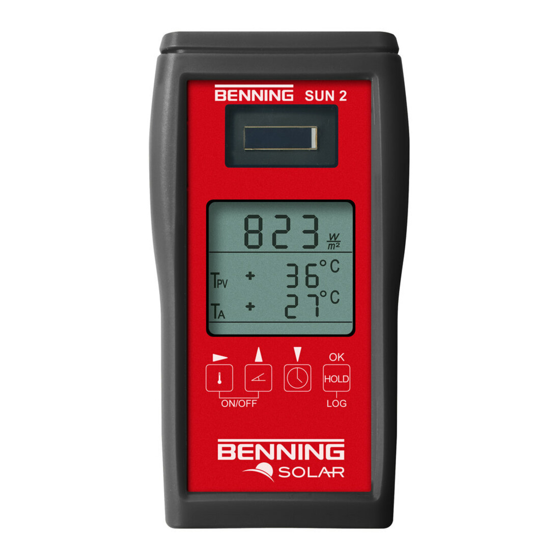 Einstrahlungs-/Temperaturmessgerät z.Messung der solaren Einstrahl.Benning SUN 2
