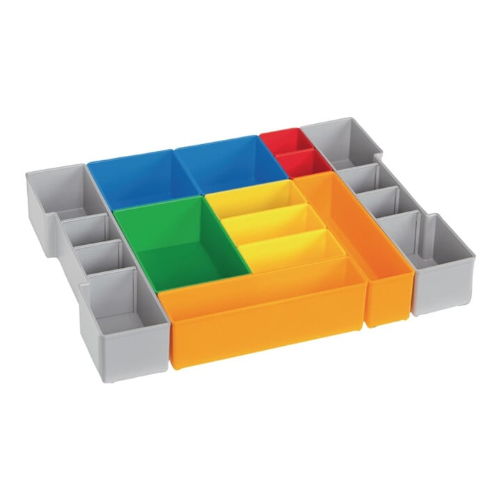 Einteilungsset L-BOXX® H3 LB 102 B378xT313xH65mm blau/gelb/rot/orange/grün/grau