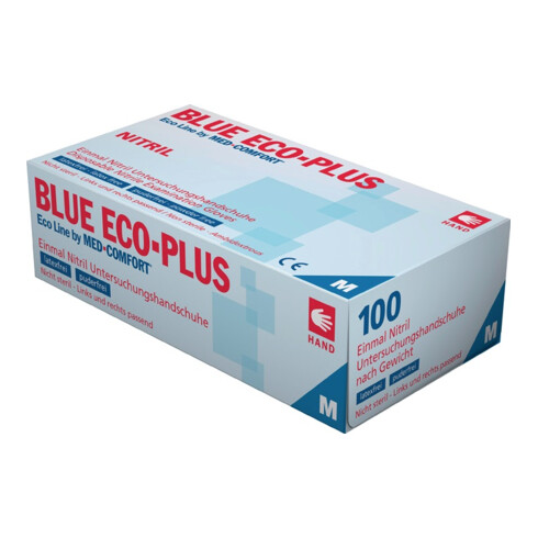 Einw.-Handsch.Blue Eco Plus Gr.L blau Nitril 100 St./Box