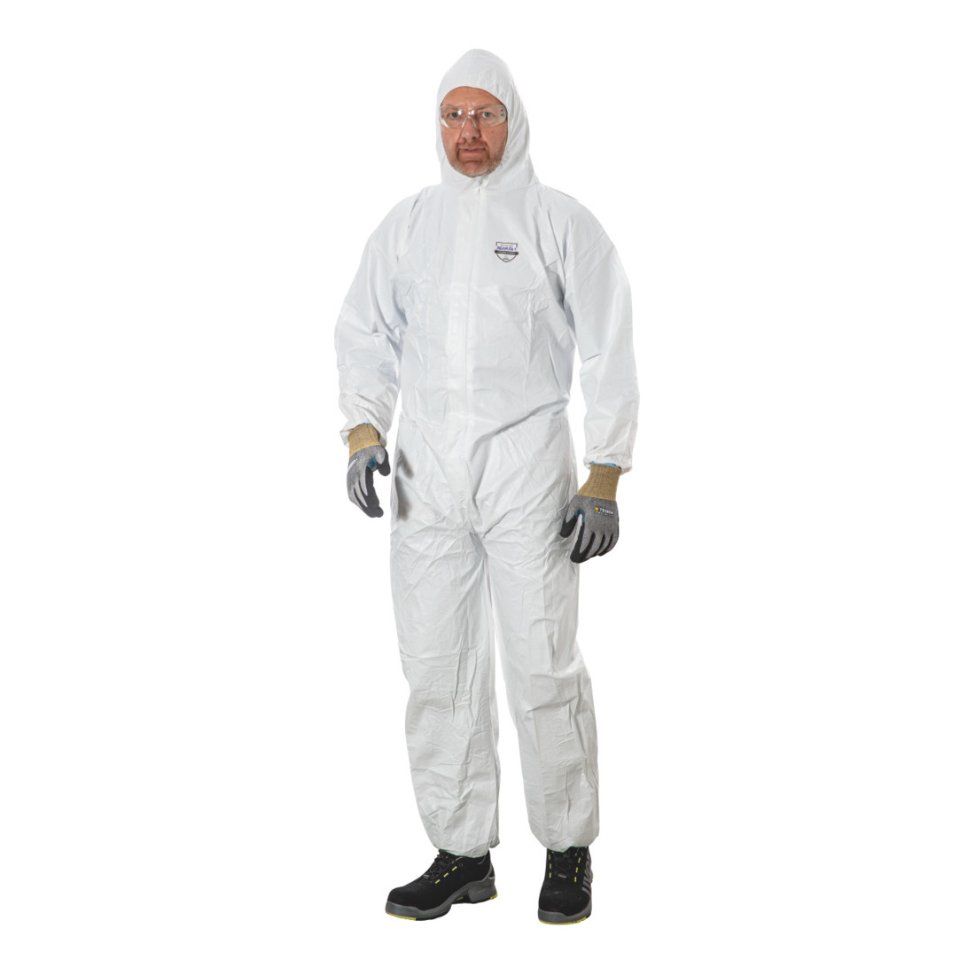 Einweg-Schutzoverall Typ 5/6, Unisex-Größe: L