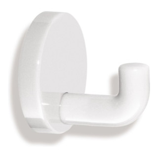 Einzelhaken 477.90.010 einfach A.45mm PA tiefschwarz 90 D.50mm HEWI