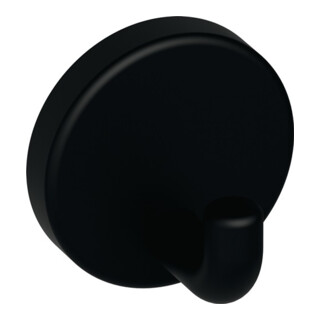 Einzelhaken 801.90B010 rechtwinklig geb.Hak.A.30mm PA ma 90 tiefschwarz