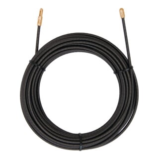 Einziehspirale Quadroflex Gesamt-L.20m D.4mm m.Öse u.Suchkopf Stahldraht CABERE