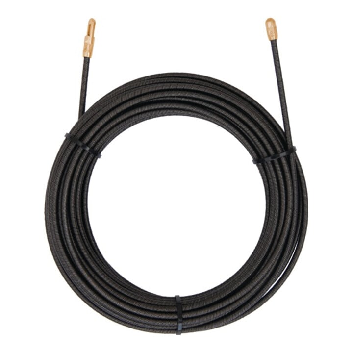 Einziehspirale Quadroflex Gesamt-L.20m D.4mm m.Öse u.Suchkopf Stahldraht CABERE