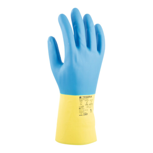 EJENDALS Paire de gants de protection contre les produits chimiques Tegera 2301, Taille des gants: 9
