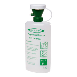 Ekastu Eco flacon de lavage oculaire avec entonnoir, (600 ml) FD