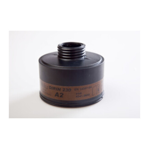 Ekastu Gasfilter Dirin 230 A2 f.Vollmaske gegen Dämpfe u.Gase DIN EN148-1
