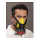 Ekastu Halbmaske Polimask Gamma Silikone o.Filter DIN EN140 f. Brillenträger-1