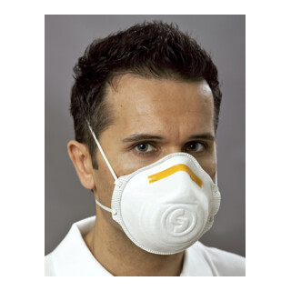 Ekastu Safety Atemschutzmaske Mandil, FFP 1, weiß
