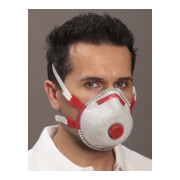 Ekastu Safety Masque de protection respiratoire Mandil, FFP 3, 4 points, blanc