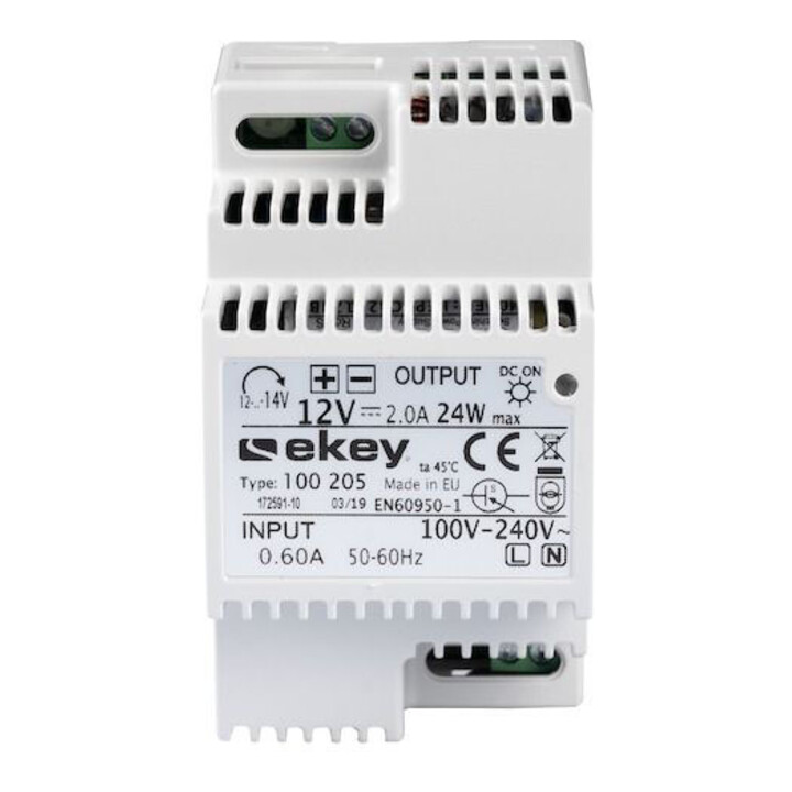 ekey Bloc d'alimentation encastrable REG 230VAC/12VDC/2A 100205