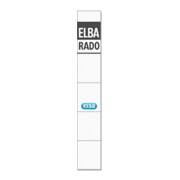 ELBA Einsteckrückenschild 100420961 kurz/schmal weiß 10 St./Pack.