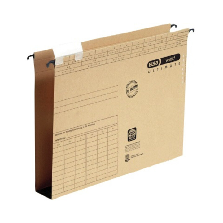 ELBA Hängesammler Ultimate A4 100570016 Hartpappe 4cm naturbr