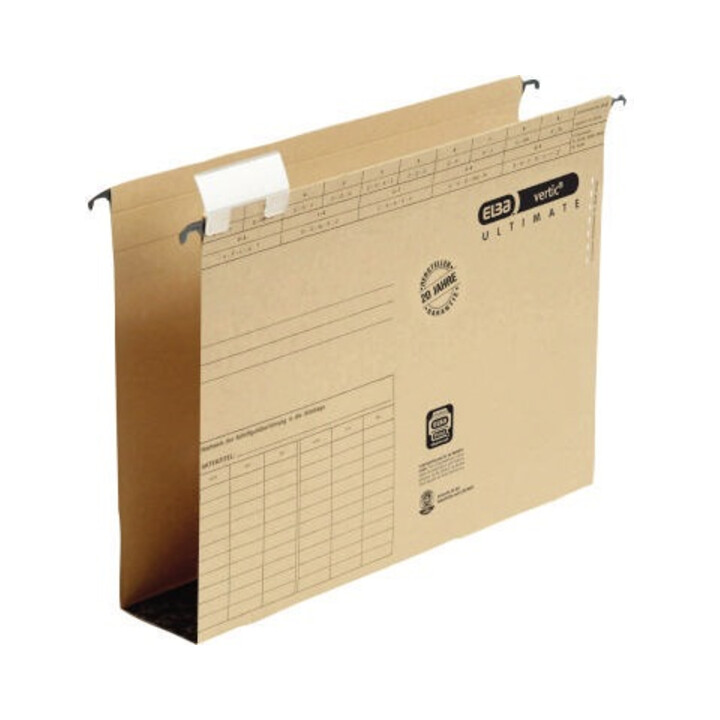 ELBA Hängesammler Ultimate A4 100570017 Hartpappe 6cm naturbraun