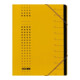 ELBA Ordnungsmappe chic 400001991 DIN A4 12Fächer Karton gelb-1