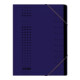 ELBA Ordnungsmappe chic 400001992 DIN A4 12Fächer Karton dunkelblau-1