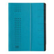 ELBA Ordnungsmappe chic 400002020 DIN A4 7Fächer Karton blau-1
