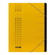 ELBA Ordnungsmappe chic 400002022 DIN A4 7Fächer Karton gelb