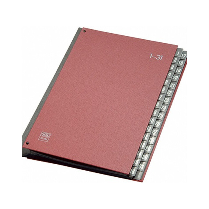ELBA Pultordner 400001965 DIN A4 1-31 PVC rot