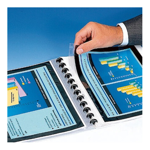 ELBA Ringmappe manageMe 100205607 DIN A4 PP anthrazit +25Hüllen