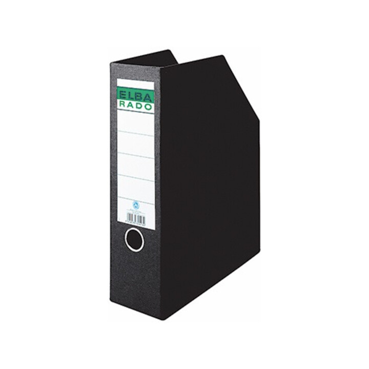 ELBA Stehsammler 100420838 DIN A4 85mm Hartpappe schwarz
