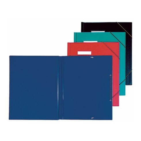 ELBA Umlaufmappe colors 100420821 DIN A4 PVC Eckspanngummi blau