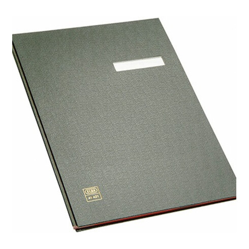 ELBA Unterschriftenmappe 400001036 10 Fächer schwarz