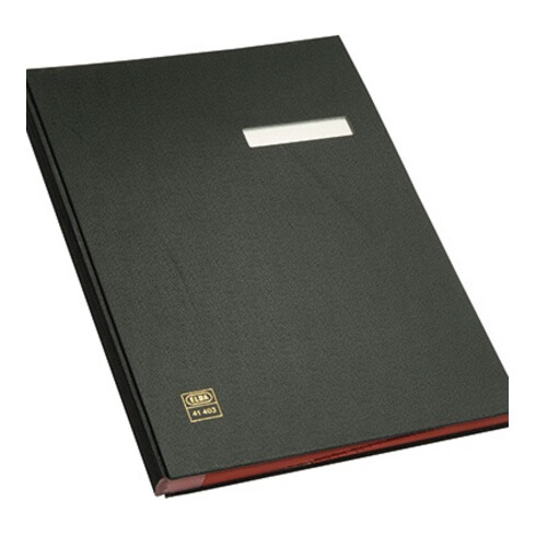 ELBA Unterschriftsmappe 400001002 DIN A4 20Fächer PVC schwarz