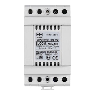 Elcom Alimentation i2-Bus, pour BSV-500 NGV-500