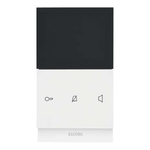Elcom Innenstation-Video eckig2Dpolarws glänz REK621Y