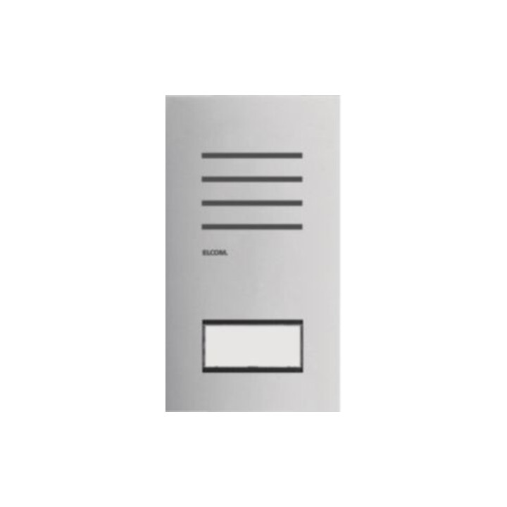 Elcom Station audio pour porte 1/1 2D inox ONE REQ001Y